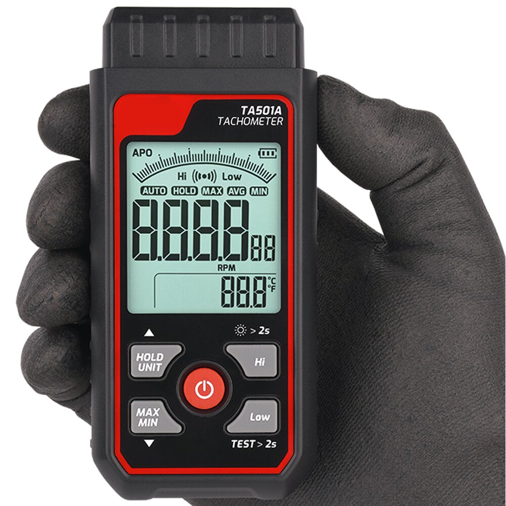 Industrial Laser Tachometer - TA501A Obrotomierz laserowy do 999999 Bezdotykowy