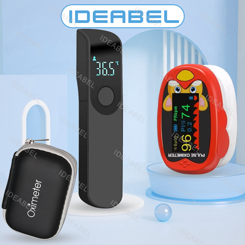Industrial Laser Thermometer - Oksymetr USB Palcowy Medyczny Podczerwień Termometr