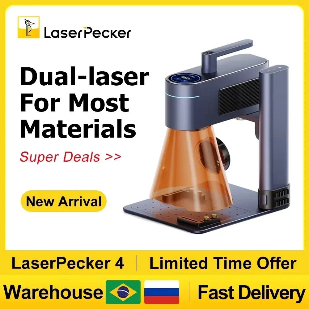 Industrial Laser Engraving Machine - LASERPECKER 4 LP4 Maszyna do grawerowania