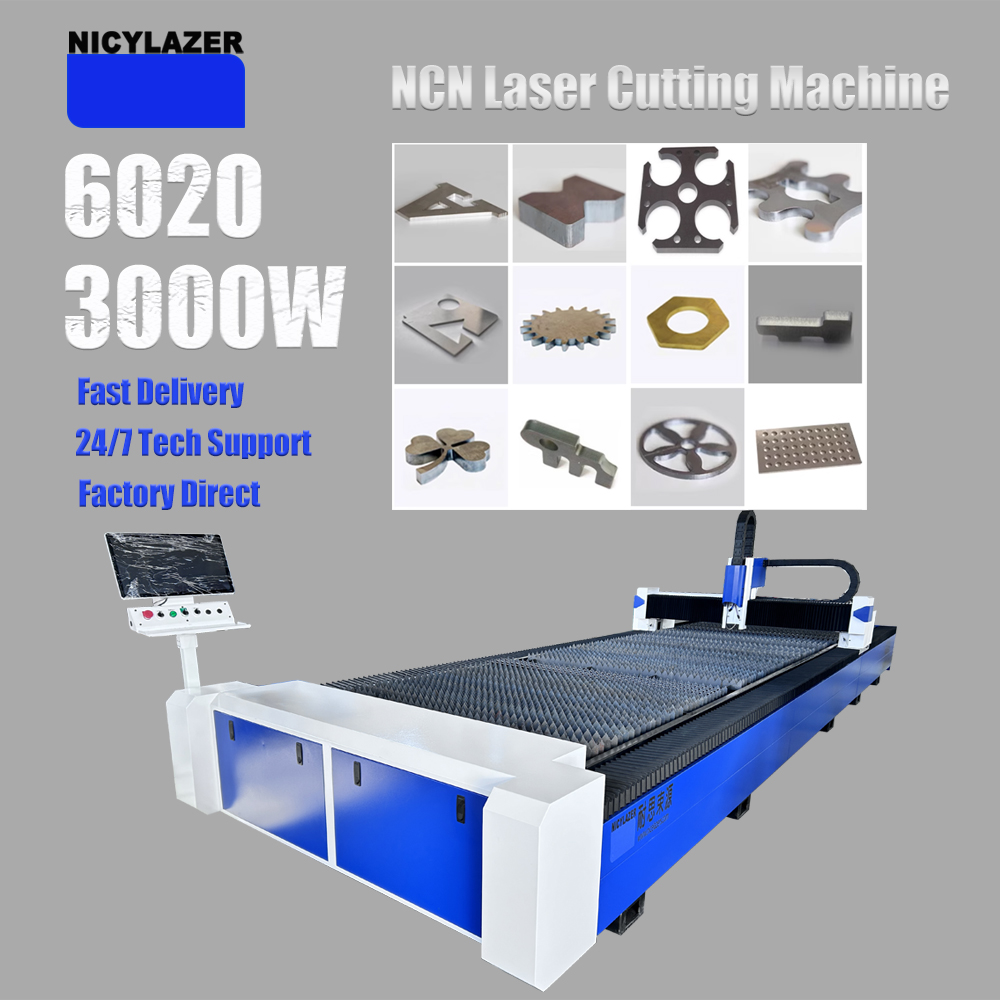 Industrial Laser Cutter For Metal - Maszyna do cięcia laserem światłowodowym CNC