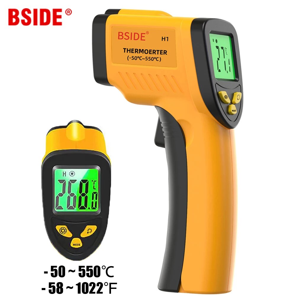 Industrial Laser Thermometer - Cyfrowy termometr na podczerwień -50-550C bezdotykowy