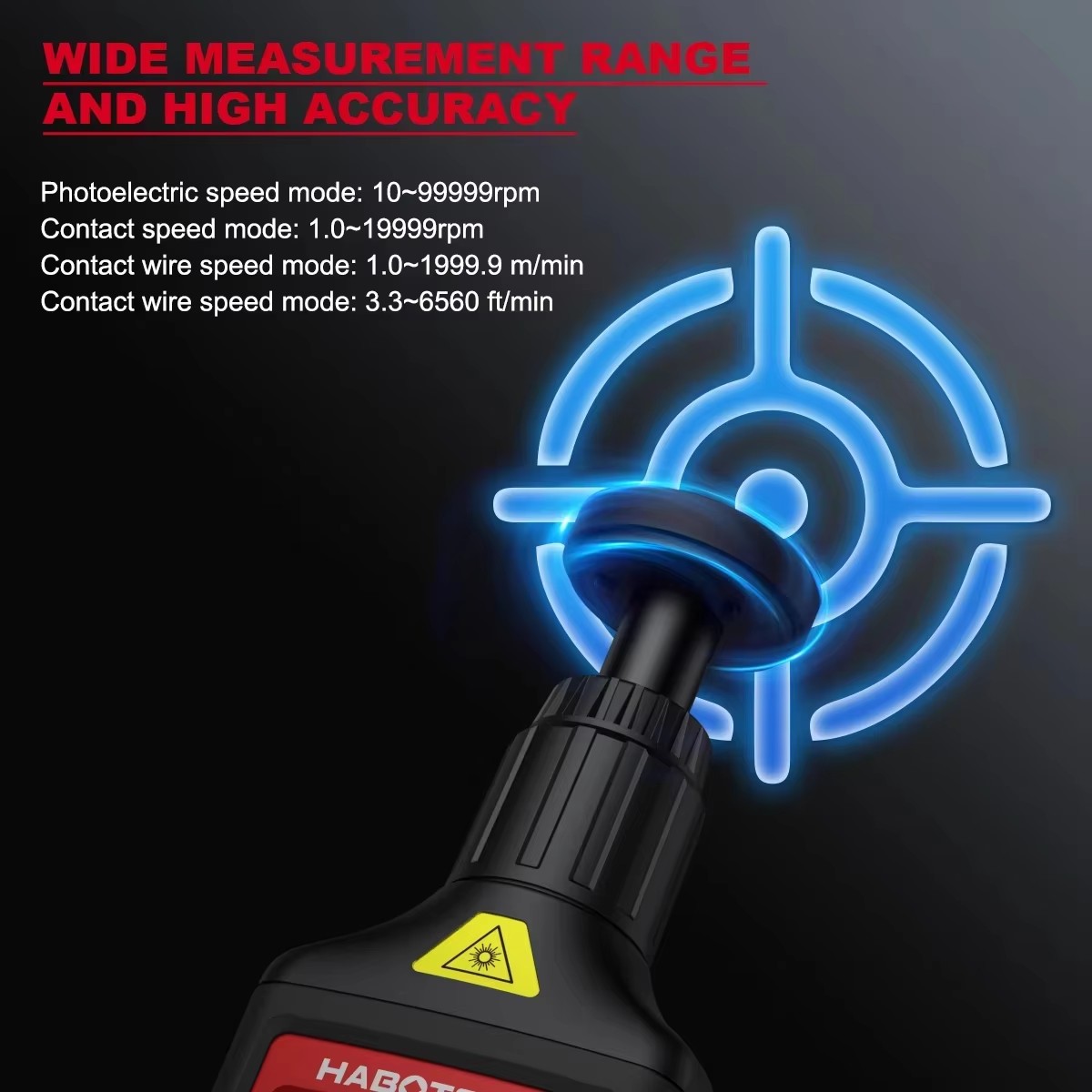 HABOTEST HT671 2-w-1 Cyfrowy T – Industrial Laser Tachometer recenzja i cena