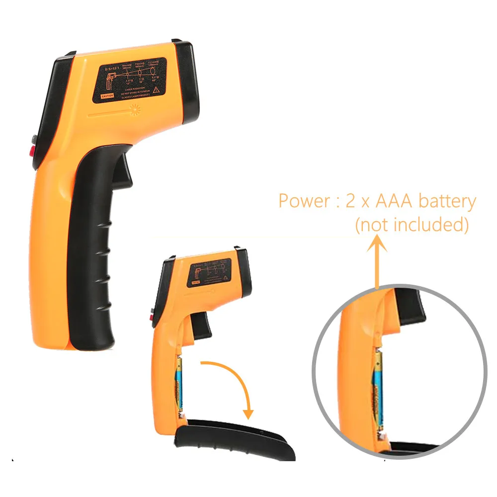 Cyfrowy termometr na podczerwi – Industrial Laser Thermometer recenzja i cena
