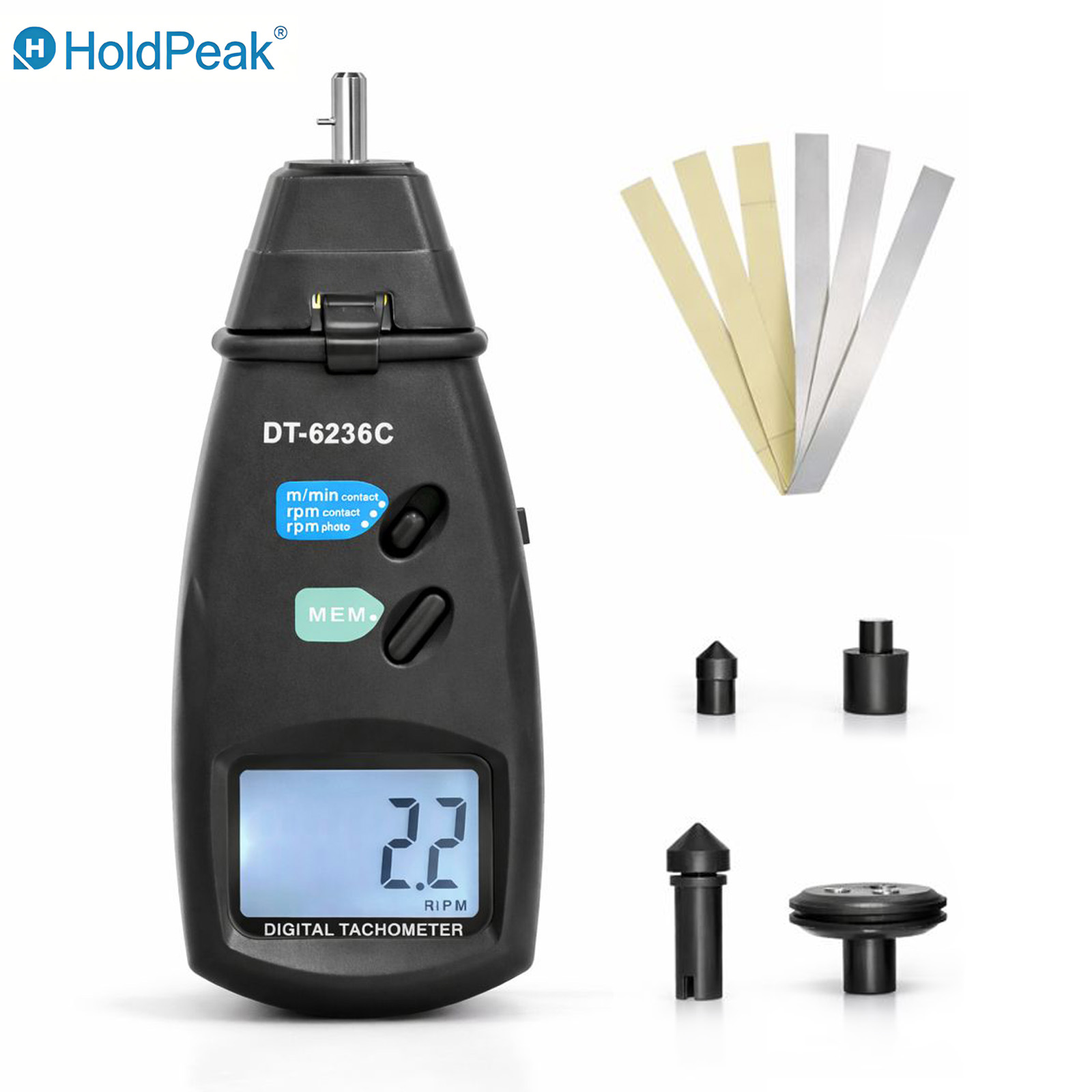 HoldPeak Kontaktowy i Laserowy – Industrial Laser Tachometer recenzja i cena