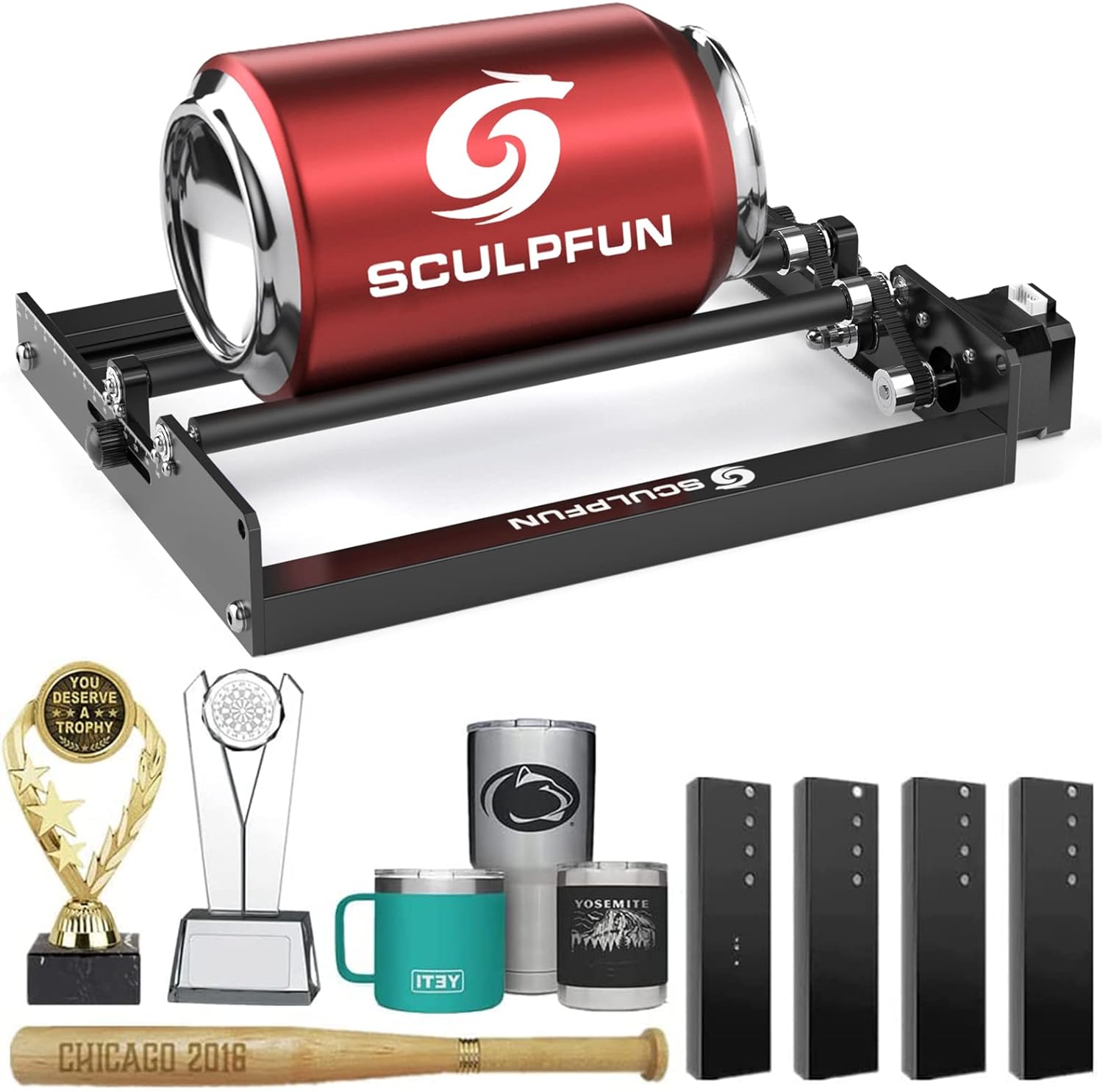SCULPFUN Laserowy wałek obroto – Rotary Axis Laser Engraver recenzja i cena