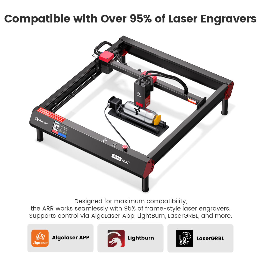 AlgoLaser Rotary Roller 360 °  – Rotary Axis Laser Engraver recenzja i cena