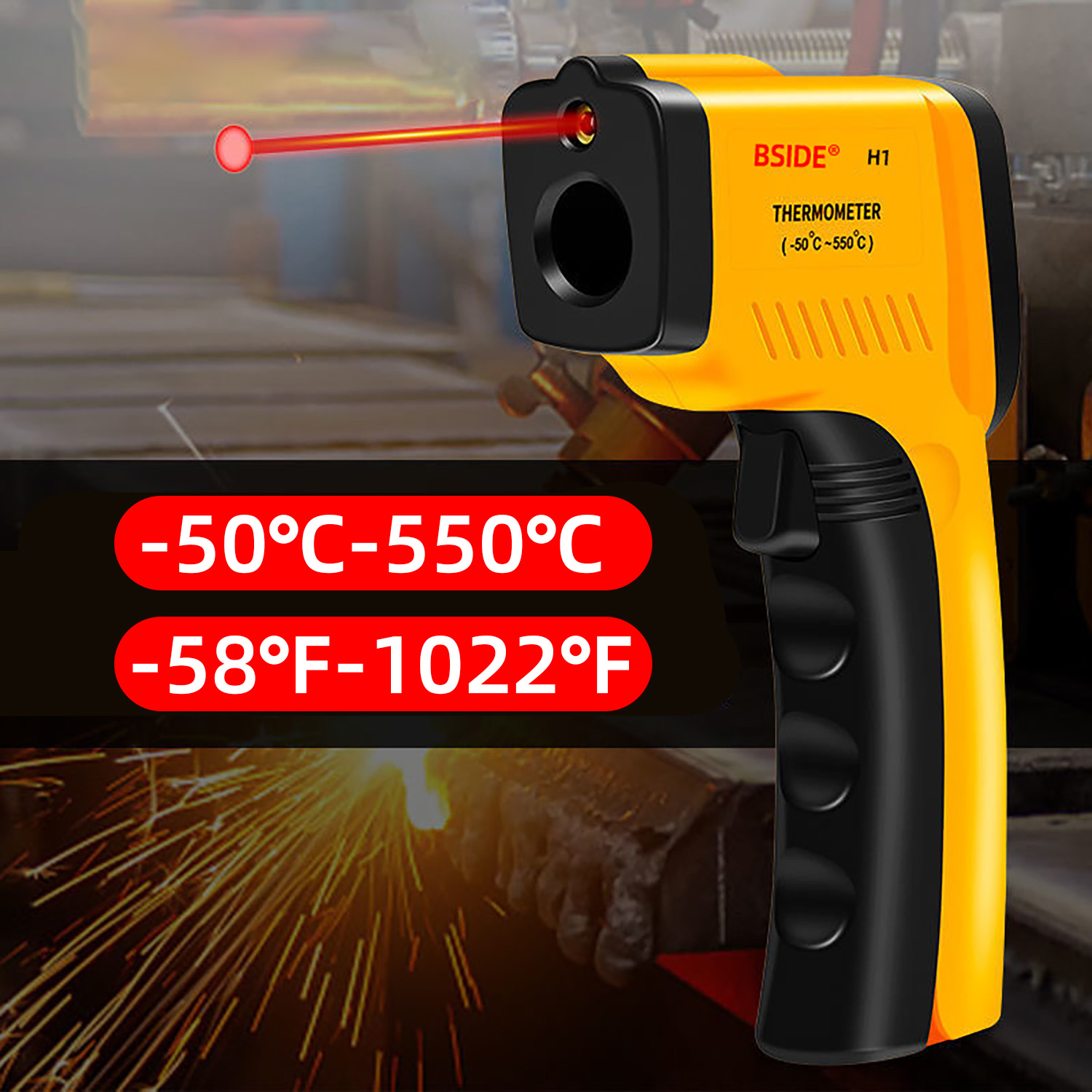 Cyfrowy termometr na podczerwi – Industrial Laser Thermometer recenzja i cena