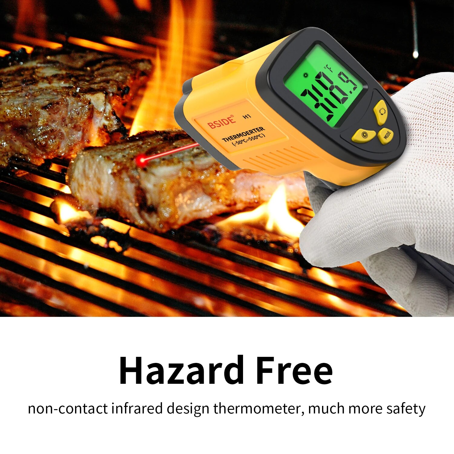 Cyfrowy termometr na podczerwi – Industrial Laser Thermometer recenzja i cena