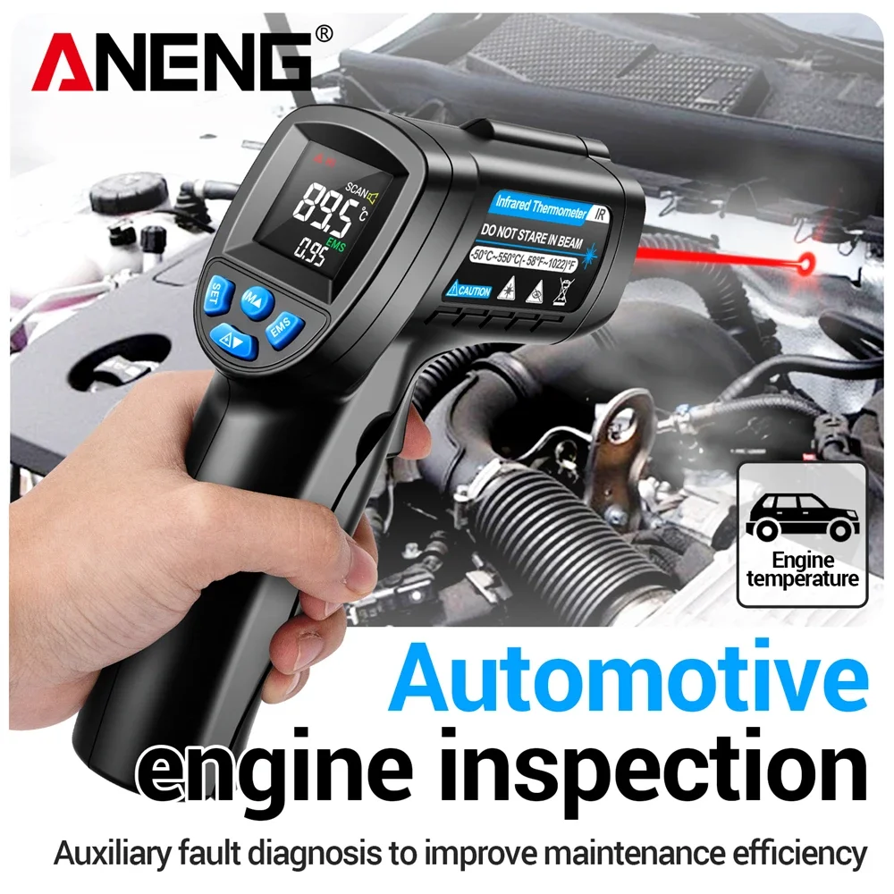 ANENG TH104 Ręczny termometr n – Industrial Laser Thermometer recenzja i cena