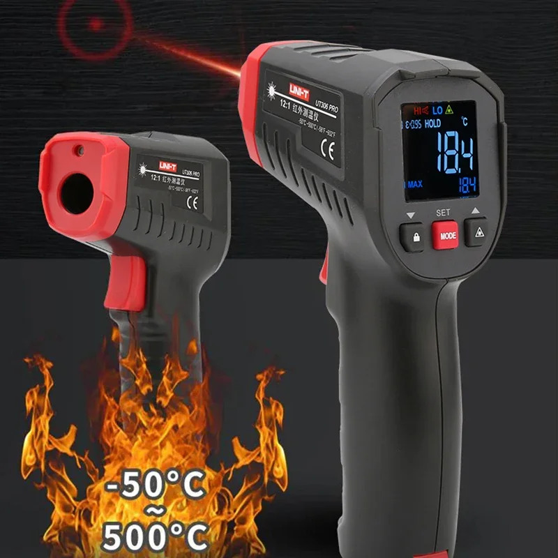 Termometr cyfrowy UNI-T bezkon – Industrial Laser Thermometer recenzja i cena