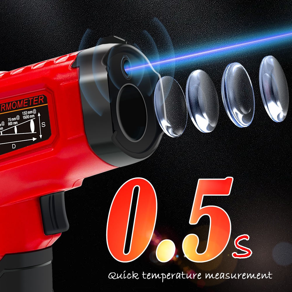 TOOLTOP ET6530C -50 ° C-600 °  – Industrial Laser Thermometer recenzja i cena