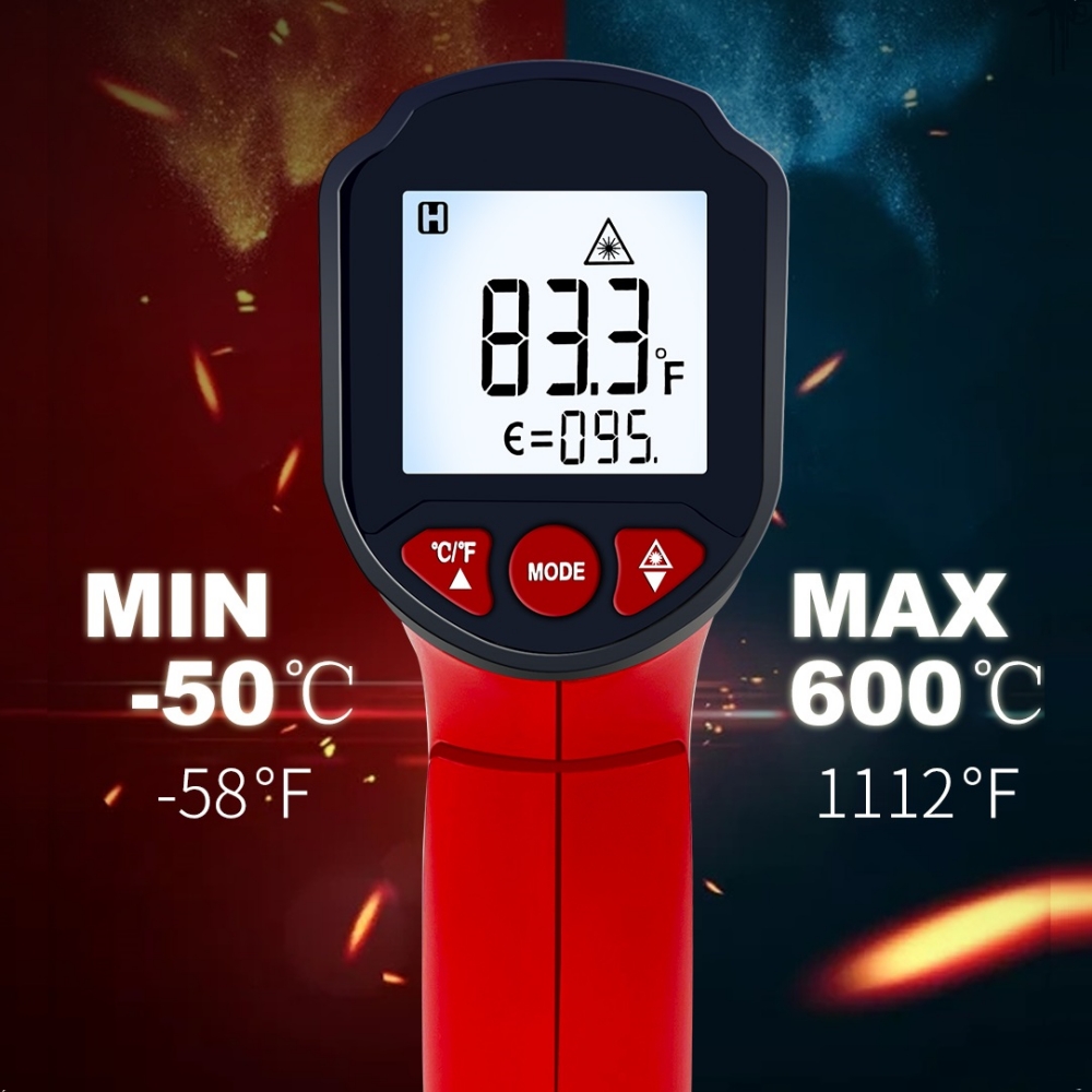 TOOLTOP ET6530C -50 ° C-600 °  – Industrial Laser Thermometer recenzja i cena