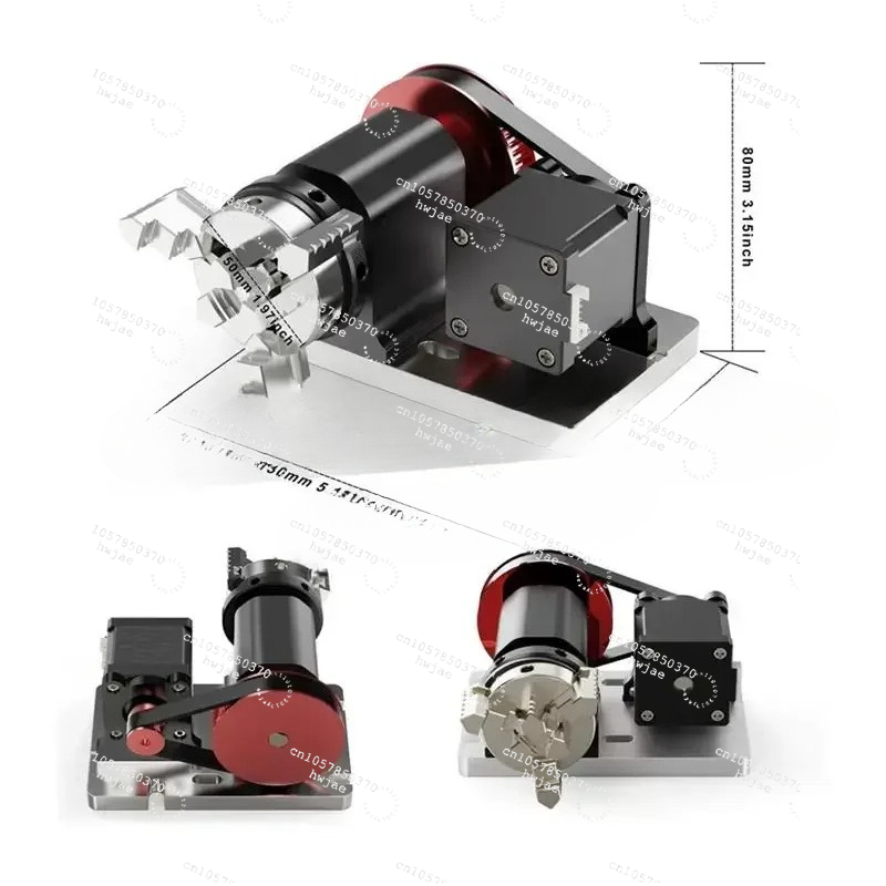 Zestaw 4-osiowego modułu obrot – Rotary Axis Laser Engraver recenzja i cena